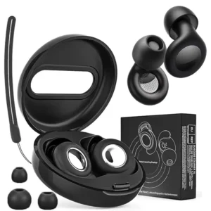 bouchons d'oreille en silicone. réduction bruit pour sommeil paisible kit complet