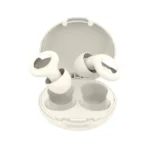 bouchons d'oreille en silicone. réduction bruit pour sommeil paisible blanc