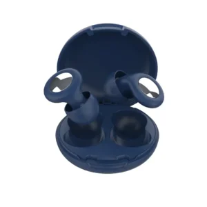 bouchons d'oreille en silicone. réduction bruit pour sommeil paisible bleu