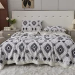 couverture en laine d'agneau artificielle, chaude et confortable