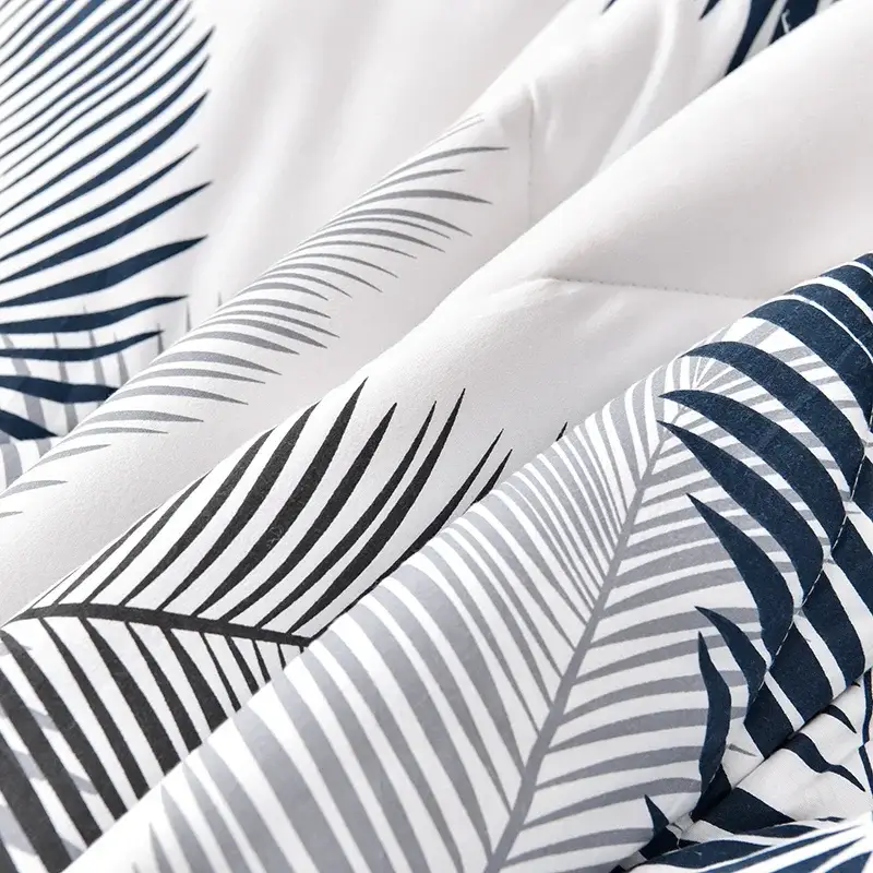 couverture légère d'été, fraîche et confortable + 2 taies d'oreillers (ensemble de 3 pièces) vu de prêt