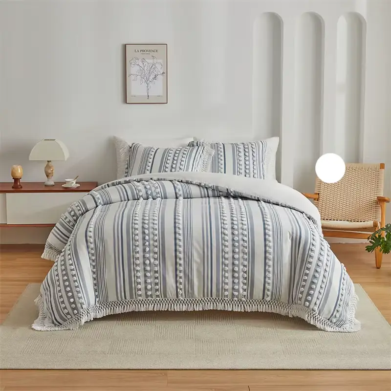 ensemble housse de couette double athlon furball bleu