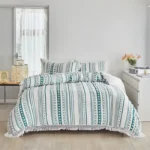 ensemble housse de couette double athlon furball vert foncé