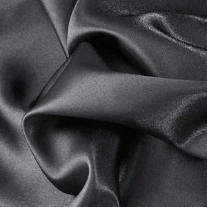 housse de coussin en satin lisse à bande élastique, confortable et solide froissé