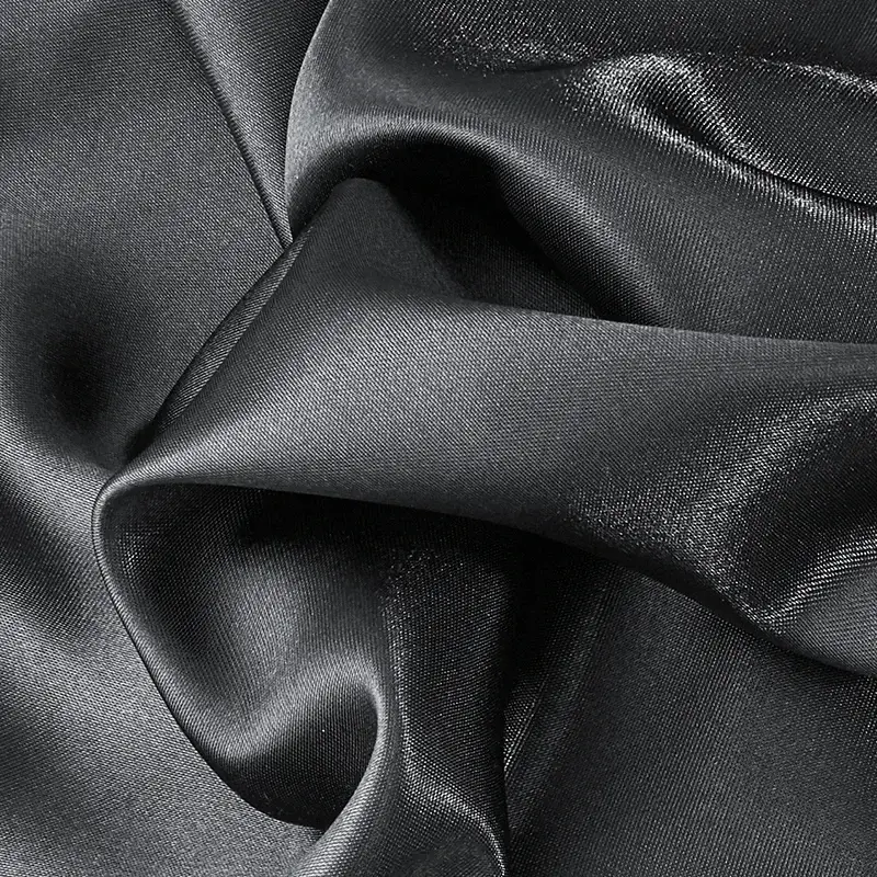 housse de coussin en satin lisse à bande élastique, confortable et solide froissé