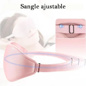 sangle ajustable d'un masque de sommeil 3d avec mousse à mémoire de forme pour bloquer la lumière à 100%