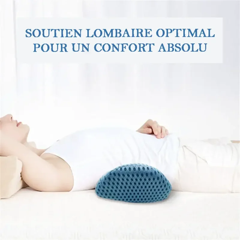 coussin lombaire à mémoire de forme et respirant