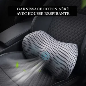 coussin lombaire à mémoire de forme et respirant