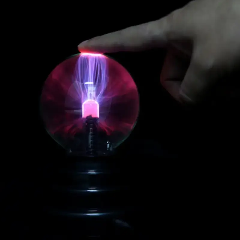 lampe à sphère de boule plasma, recherge par usb