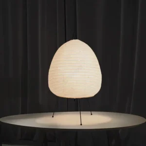 lampe japonaise à led en papier de riz