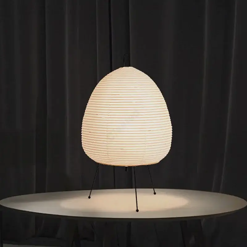 lampe japonaise à led en papier de riz