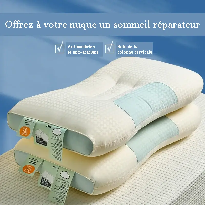 oreiller cervical ergonomique anti douleur pour un confort optimal