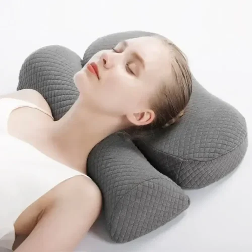 oreiller en mousse à mémoire de forme, ergonomique et soutien cervical