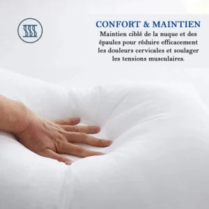 oreiller moelleux, doux et de haute qualité