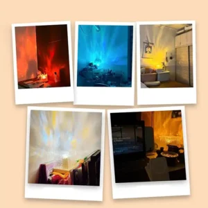 veilleuse cube de glace sous marine à led, 16 couleurs