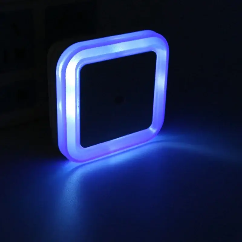 veilleuse sans fil à led avec capteur de luminosité pour chambre d'enfants bleu