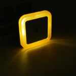 veilleuse sans fil à led avec capteur de luminosité pour chambre d'enfants jaune